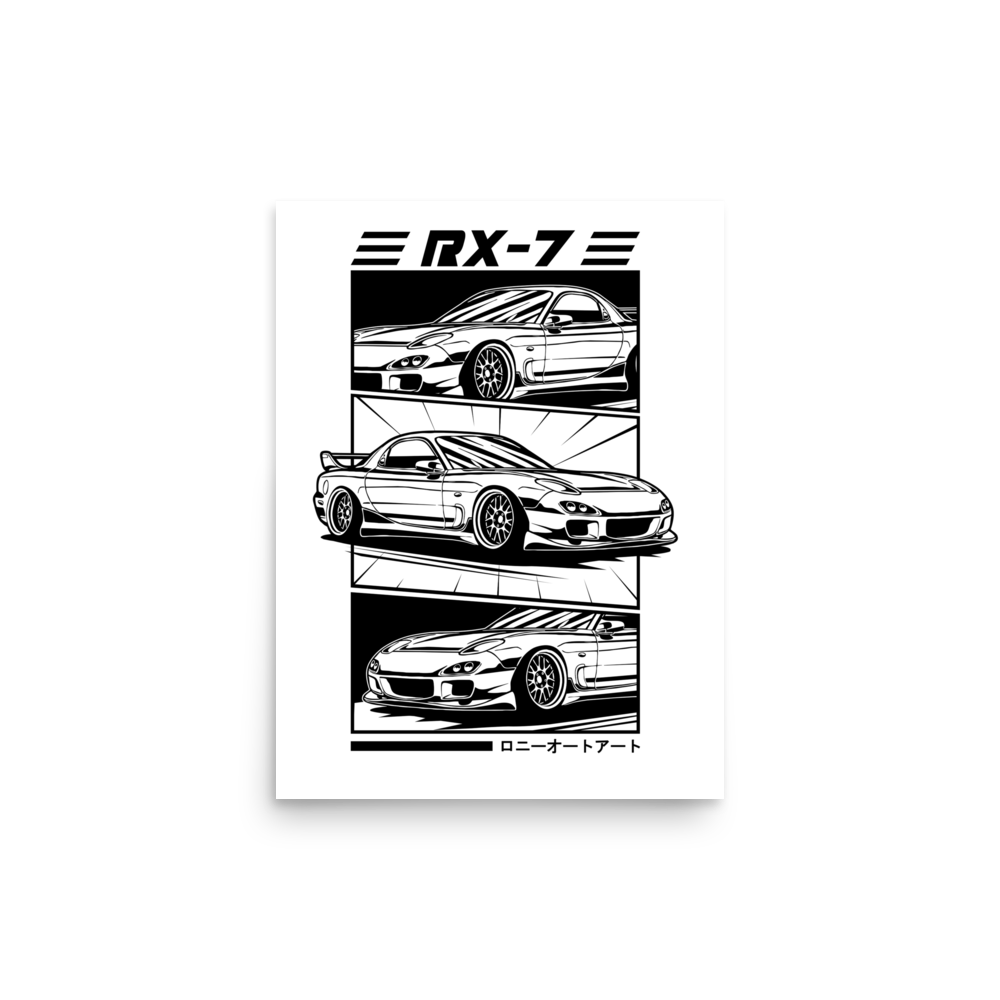 RX-7 Poster