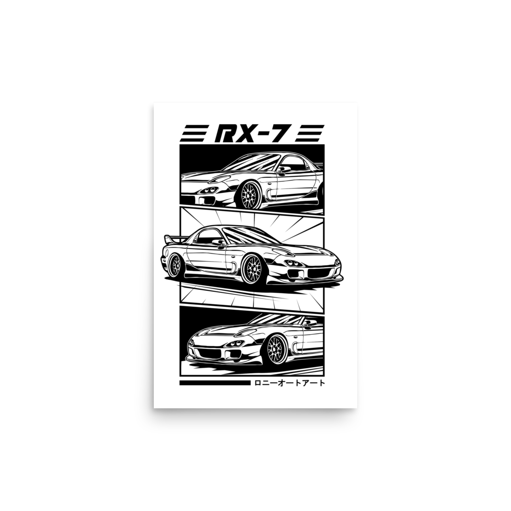 RX-7 Poster