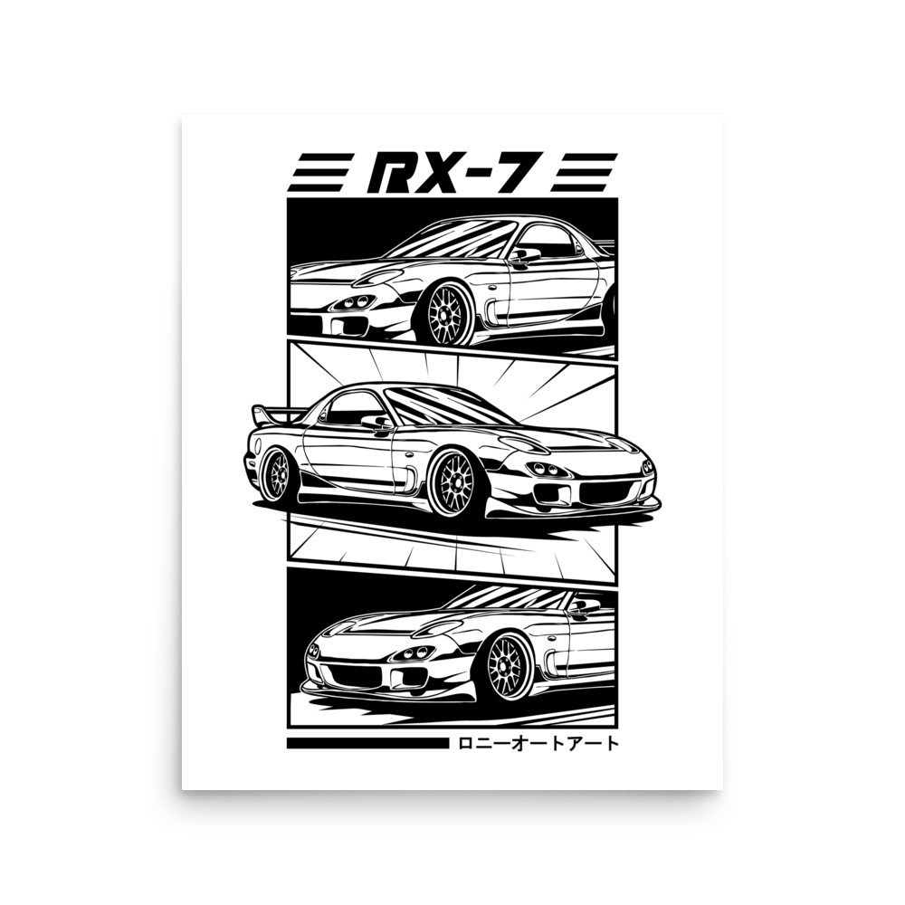 RX-7 Poster