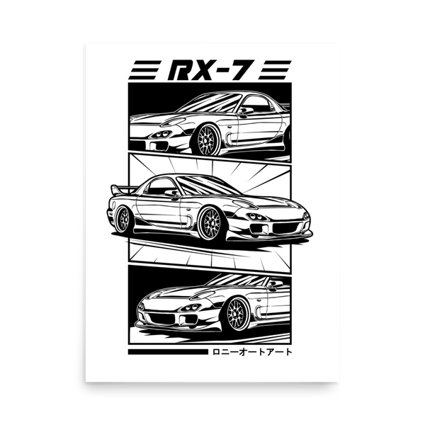 RX-7 Poster