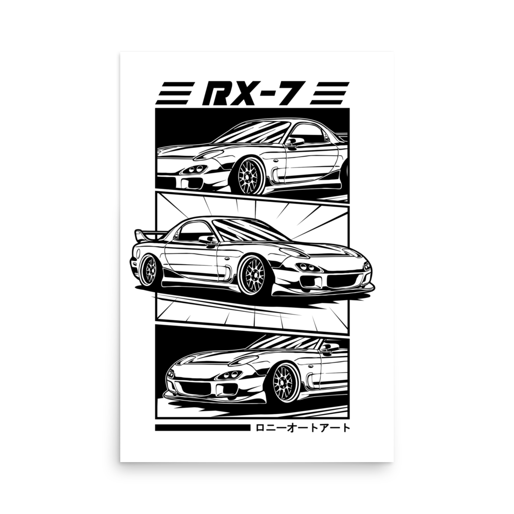 RX-7 Poster