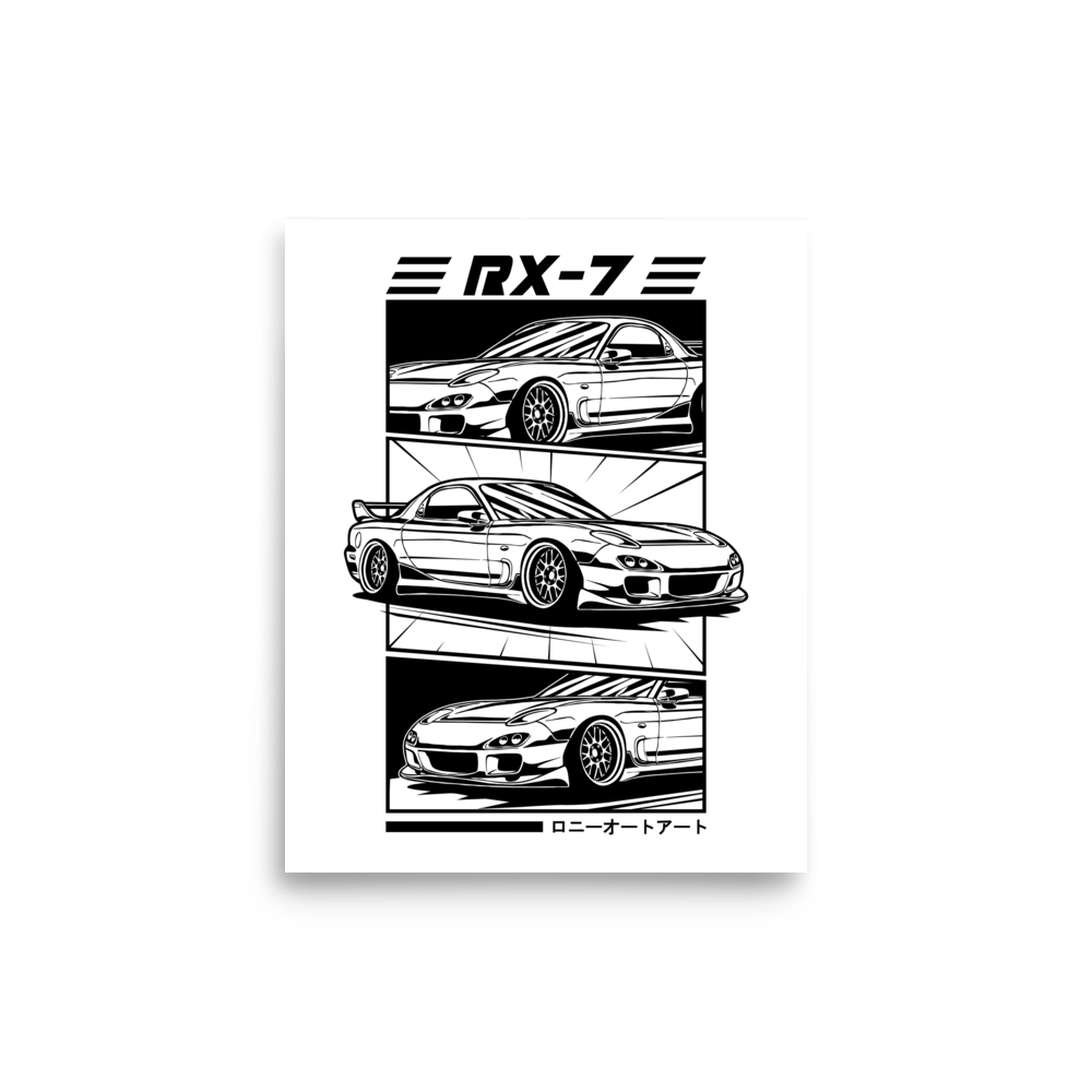 RX-7 Poster